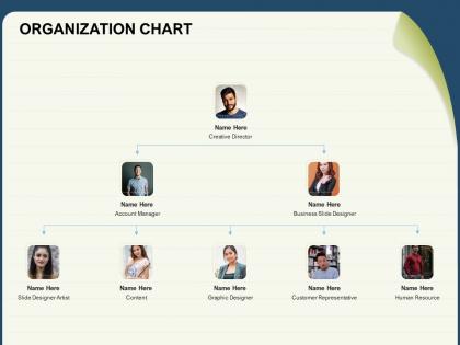 Organization chart representative n177 ppt powerpoint presentation summary