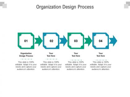 Organization design process ppt powerpoint presentation file graphics cpb