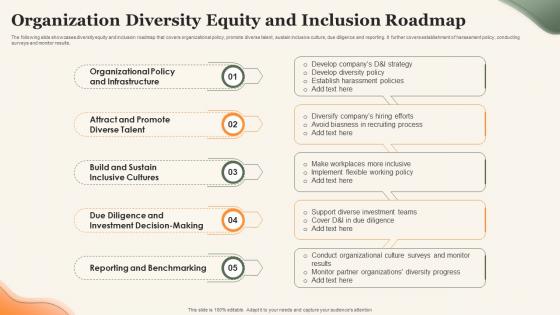 Organization Diversity Equity And Inclusion Roadmap