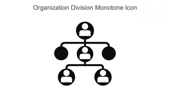 Organization Division Monotone Icon In Powerpoint Pptx Png And Editable Eps Format