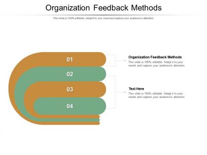 Organization feedback methods ppt powerpoint presentation slides background designs cpb