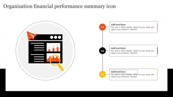Organization Financial Performance Summary Icon