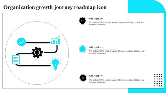 Organization Growth Journey Roadmap Icon