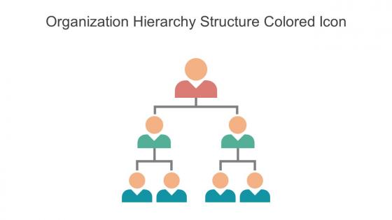 Organization Hierarchy Structure Colored Icon In Powerpoint Pptx Png And Editable Eps Format