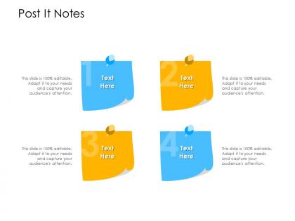 Organization management post it notes audience editable ppt powerpoint presentation slides tips