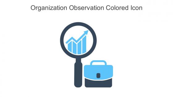 Organization Observation Colored Icon In Powerpoint Pptx Png And Editable Eps Format