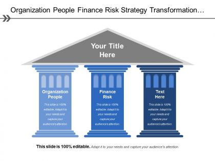 Organization people finance risk strategy transformation organizational profile