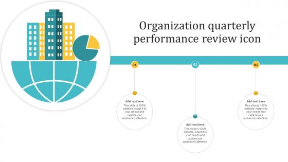 Organization Quarterly Performance Review Icon
