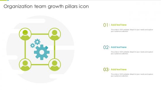 Organization Team Growth Pillars Icon