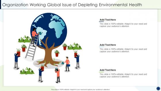 Organization working global issue of depleting environmental health