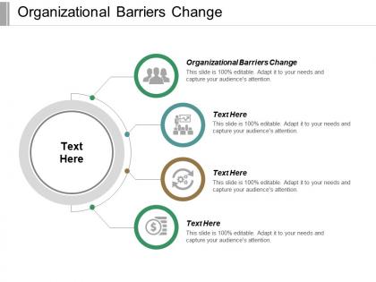 Organizational barriers change ppt powerpoint presentation file background images cpb