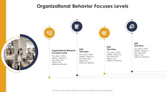 Organizational Behavior Focuses Levels In Powerpoint And Google Slides Cpb
