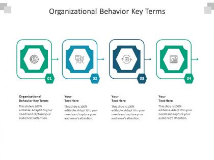 Organizational behavior key terms ppt powerpoint presentation pictures icons cpb