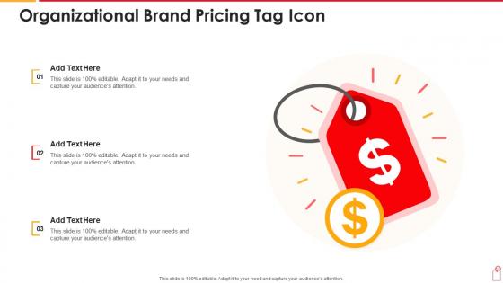 Organizational brand pricing tag icon