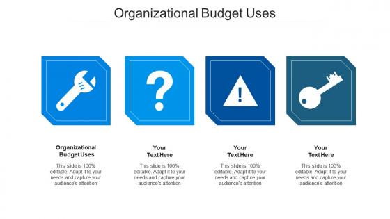 Organizational budget uses ppt powerpoint presentation infographic template portfolio cpb