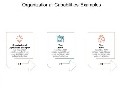 Organizational capabilities examples ppt powerpoint presentation ideas cpb