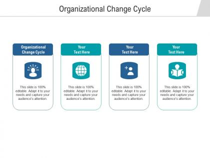 Organizational change cycle ppt powerpoint presentation gallery graphic tips cpb