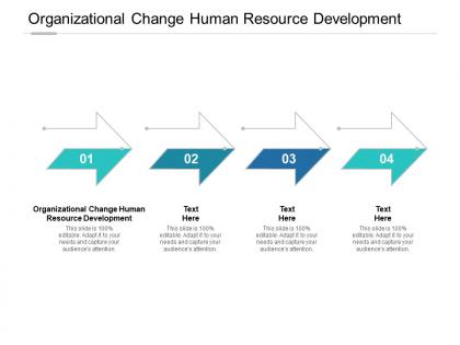 Organizational change human resource development ppt powerpoint ideas cpb