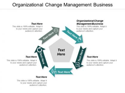 Organizational change management business ppt powerpoint presentation ideas vector cpb