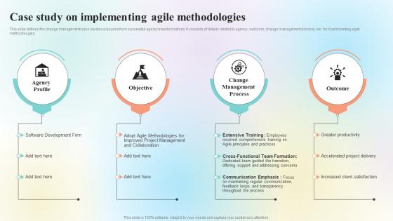 Organizational Change Management Case Study On Implementing Agile Methodologies CM SS