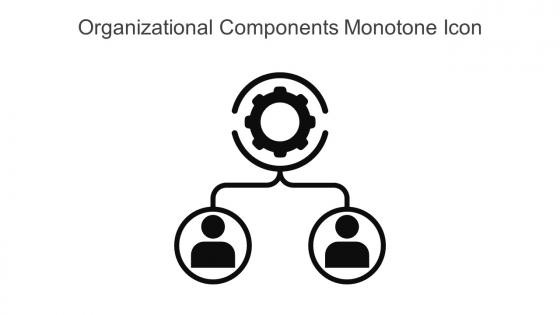 Organizational Components Monotone Icon In Powerpoint Pptx Png And Editable Eps Format