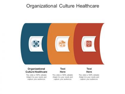 Organizational culture healthcare ppt powerpoint presentation icon example topics cpb