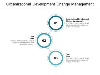 Organizational development change management ppt powerpoint presentation styles cpb