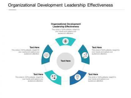 Organizational development leadership effectiveness ppt powerpoint icon cpb
