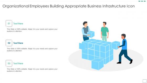 Organizational Employees Building Appropriate Business Infrastructure Icon