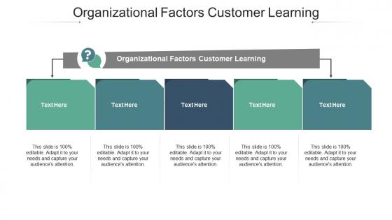 Organizational factors customer learning ppt powerpoint presentation summary template cpb