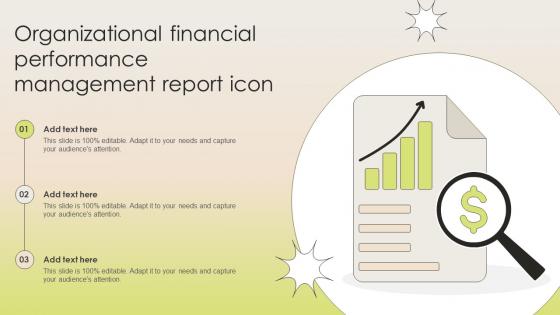 Organizational Financial Performance Management Report Icon