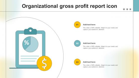 Organizational Gross Profit Report Icon