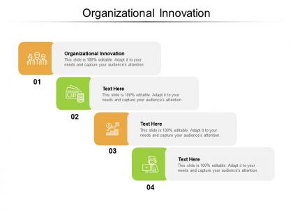Organizational innovation ppt powerpoint presentation infographics structure cpb