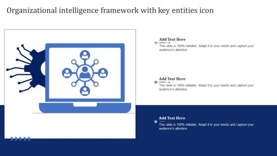 Organizational Intelligence Framework With Key Entities Icon