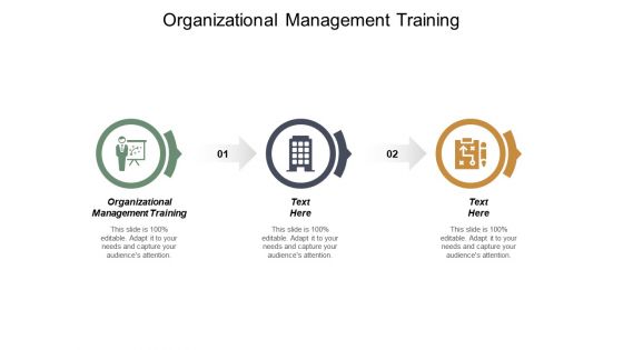 Organizational management training ppt powerpoint presentation show deck cpb