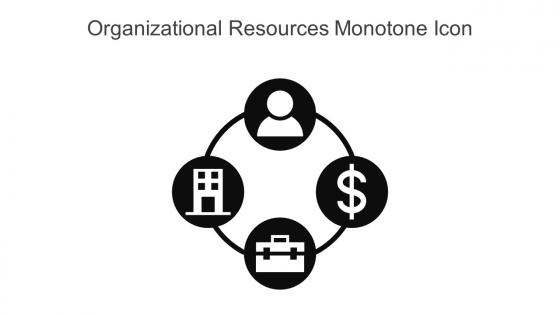 Organizational Resources Monotone Icon In Powerpoint Pptx Png And Editable Eps Format