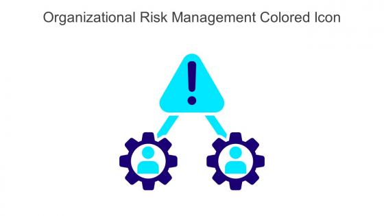 Organizational Risk Management Colored Icon In Powerpoint Pptx Png And Editable Eps Format