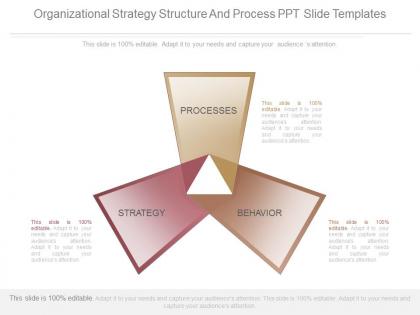 Organizational strategy structure and process ppt slide templates