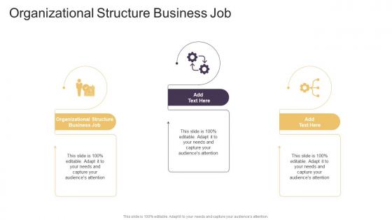 Organizational Structure Business Job In Powerpoint And Google Slides Cpb