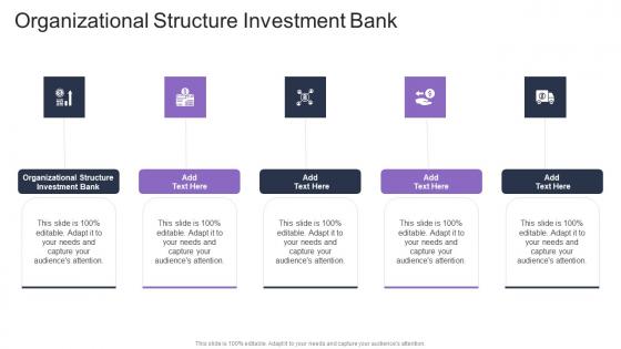 Organizational Structure Investment Bank In Powerpoint And Google Slides Cpb