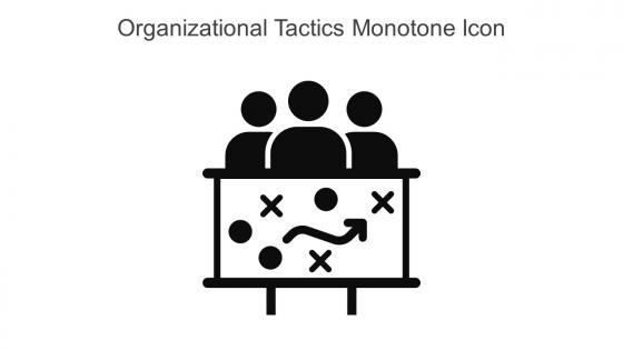 Organizational Tactics Monotone Icon In Powerpoint Pptx Png And Editable Eps Format