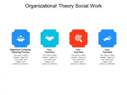 Organizational theory social work ppt powerpoint presentation summary graphics tutorials cpb