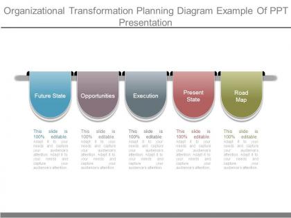 Organizational transformation planning diagram example of ppt presentation