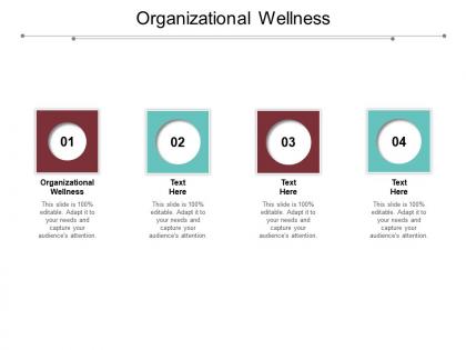 Organizational wellness ppt powerpoint presentation styles pictures cpb
