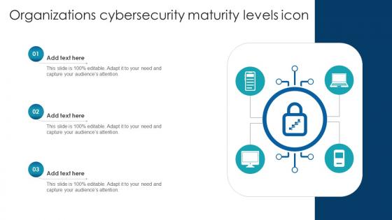 Organizations Cybersecurity Maturity Levels Icon
