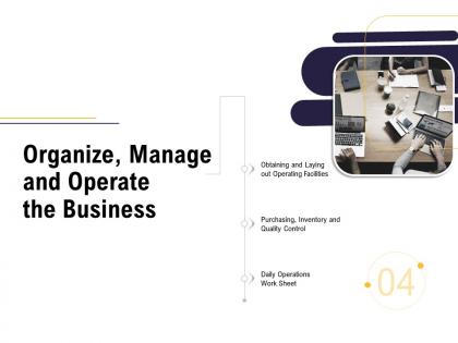 Organize manage and operate the business business process analysis ppt themes