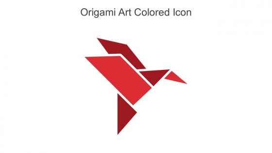 Origami Art Colored Icon In Powerpoint Pptx Png And Editable Eps Format