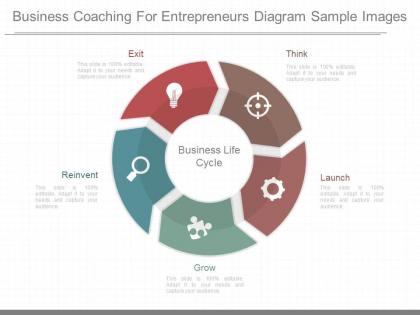 Original business coaching for entrepreneurs diagram sample images