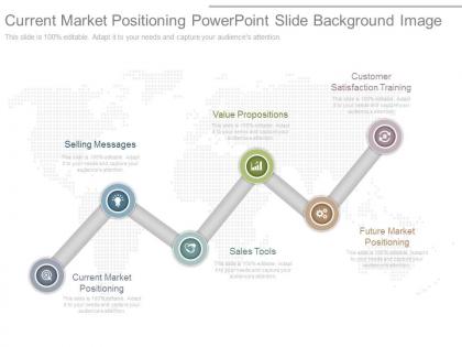 Original current market positioning powerpoint slide background image