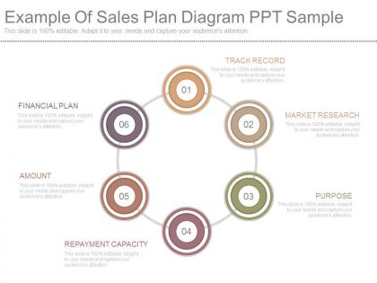 Original example of sales plan diagram ppt sample